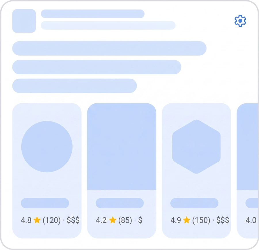 карусель в результатах пошуку